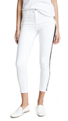 L AGENCE MARGOT HIGH RISE SKINNY JEANS WITH TUX STRIPE