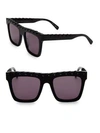 SAINT LAURENT Falabella 51MM Flat Top Sunglasses