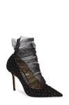 JIMMY CHOO LAVISH CRYSTAL BOOTIE PUMP,J000111741