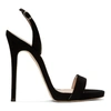 GIUSEPPE ZANOTTI GIUSEPPE ZANOTTI BLACK SUEDE SOPHIE SANDALS