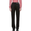 MONCLER BLACK SATIN LOUNGE trousers