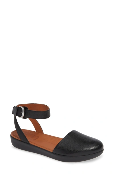 Fitflop Cova Ankle Strap Sandal In Black