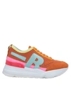 Ruco Line Sneakers In Orange
