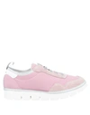 PÀNCHIC PANCHIC WOMAN SNEAKERS PINK SIZE 5 SOFT LEATHER, TEXTILE FIBERS,11625345DO 15