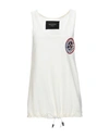 MR & MRS ITALY MR & MRS ITALY WOMAN TANK TOP IVORY SIZE XS LINEN, VISCOSE, POLYAMIDE, ELASTANE, GLASS,12280131OR 4
