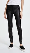 ALICE AND OLIVIA ZIP FRONT LEATHER LEGGINGS,ALICE41924