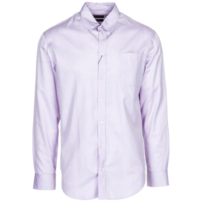 Emporio Armani Men's Long Sleeve Shirt Dress Shirt In Pink