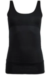 YUMMIE BY HEATHER THOMSON YUMMIE BY HEATHER THOMSON WOMAN STRETCH-JERSEY TANK BLACK,3074457345619238708