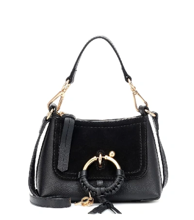 See By Chloé Joan Mini Leather Shoulder Bag In Black