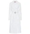 Sies Marjan Nisa Crinkled-ripstop Trench Coat In White