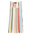 MISSONI STRIPED COTTON TANK TOP,P00353081