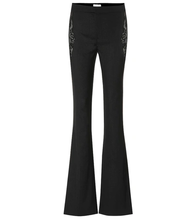 Altuzarra Anniversary Collection - Vespa Stretch Wool Flared Pants In Black