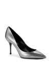 CASADEI Mystica Metallic-Leather Pumps