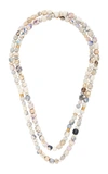 MIMI SO LAYERED 18K ROSE GOLD, OPAL AND DIAMOND NECKLACE,709823