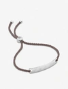 MONICA VINADER HAVANA MINI FRIENDSHIP BRACELET,616-10058-SSBMHAMIMNK