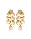 HUEB BAHIA 18K GOLD DIAMOND DANGLE EARRINGS,PROD217320152