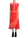 GIVENCHY GIVENCHY SLEEVELESS RUFFLE DRESS