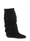 SAINT LAURENT SAINT LAURENT FRINGED BOOTS