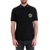 VERSACE VERSACE MEDUSA PATCH POLO SHIRT