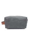 BOARDING PASS GENTLE REMINDER DOPP KIT,DOPGENTLECHARCOAL