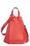 LOEWE HAMMOCK SMALL LEATHER HOBO,387.30.S35