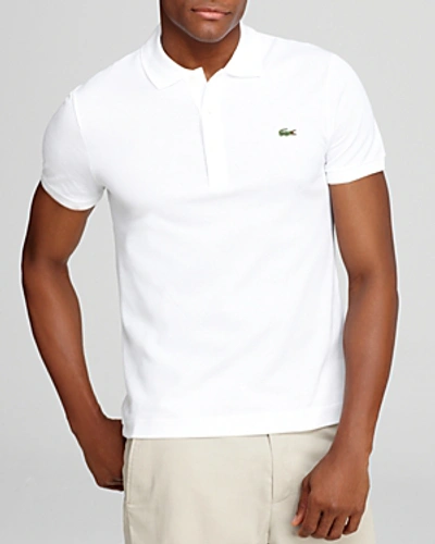 Lacoste Slim Fit Core Polo In White