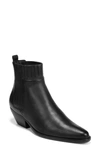 Vince Eckland 50 Black Leather Ankle Boots