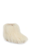 JEFFREY CAMPBELL FLUFFY FAUX FUR BOOTIE,FLUFFY-LO