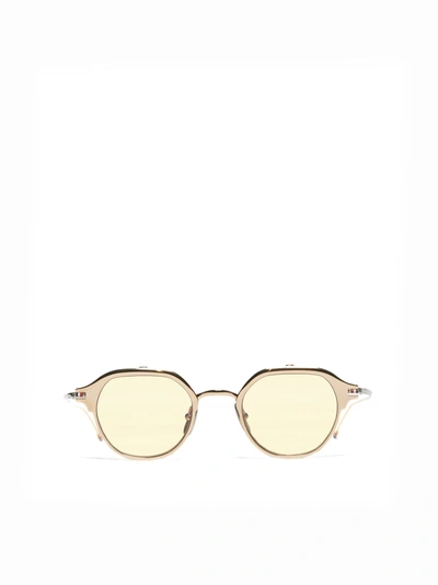 Thom Browne Sunglasses In Oro Argento