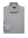 SAKS FIFTH AVENUE COLLECTION Printed Cotton Dress Shirt