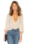 ABOUT US SKYLAR DEEP V TOP,ABOR-WS94