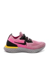 NIKE NIKE EPIC REACT FLYKNIT SNEAKER IN PINK.,NIKR-WZ73