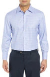 ENGLISH LAUNDRY TRIM FIT PLAID DRESS SHIRT,RS102293