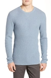 BILLY REID REGULAR FIT WAFFLE CREWNECK PULLOVER,103-112