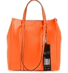 MARC JACOBS THE TAG 27 LEATHER TOTE - ORANGE,M0014489