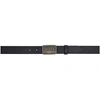 GUCCI GUCCI BLACK LOGO BUCKLE BELT