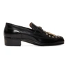 GUCCI GUCCI BLACK NY YANKEES EDITION HIGH LOOMIS LOAFERS