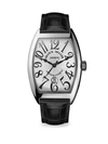 FRANCK MULLER WOMEN'S CINTREE CURVEX 55MM STAINLESS STEEL ALLIGATOR STRAP WATCH,400099449345