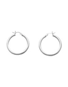 NINA KASTENS NINA KASTENS LARGE HOOPS SILVER WOMAN EARRINGS SILVER SIZE - SILVER,50222895FU 1