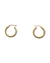 NINA KASTENS NINA KASTENS SMALL HOOPS GOLD WOMAN EARRINGS GOLD SIZE - SILVER, 18KT GOLD-PLATED,50222905WL 1