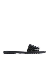 Tod's Gommino Patent-leather Slides In Black