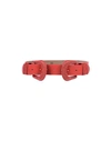 B-low The Belt Western Double Buckle Belt In Red