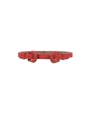 B-low The Belt Western Double Buckle Belt In Red