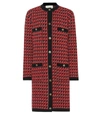 GUCCI GEOMETRIC JACQUARD CARDIGAN,P00364685