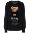 POLO RALPH LAUREN EMBROIDERED COTTON SWEATER,P00360983