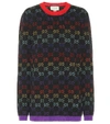 GUCCI GG WOOL JACQUARD SWEATER,P00364673