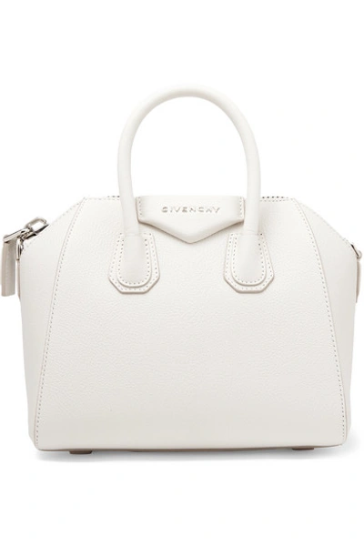 Givenchy Antigona Mini Leather Satchel Bag, White