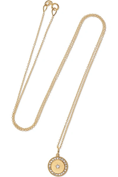 Andrea Fohrman Full Moon 18-karat Gold Diamond Necklace