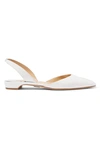 PAUL ANDREW RHEA PATENT-LEATHER POINT-TOE FLATS