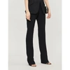 ALEXANDER MCQUEEN HIGH-RISE STRAIGHT CREPE TROUSERS